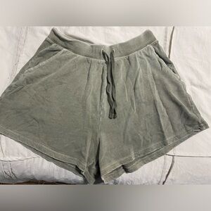 Old Navy Green Lounge Shorts with Elastic Waistband